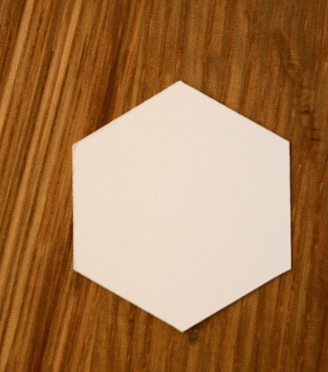 Hexagon Papierschablonen 3/4 inch