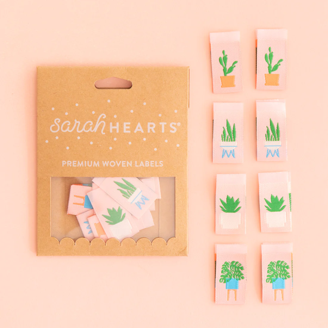 Sarah Hearts- Label  Topfpflanzen