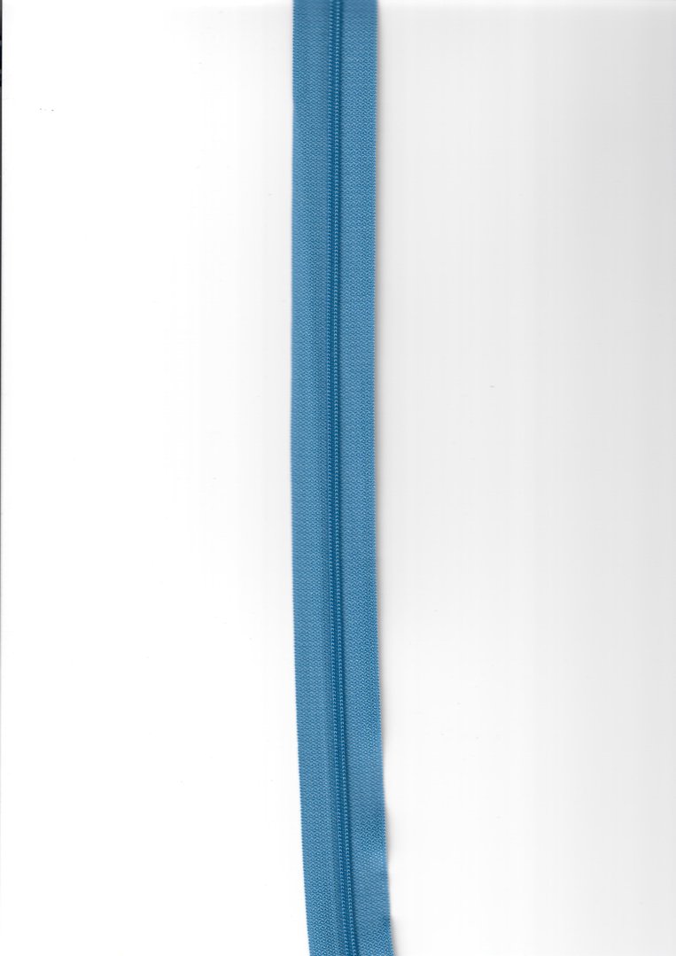 Endlosreißverschluss 25 mm hell-blau